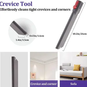 Universal Vacuum Nozzle Brush, Durable Plastic Gap Attachment, Deep Cleaning, Wireless, Vacuum Cleaner Accessory, Models V7 V8 V10 V11 V15