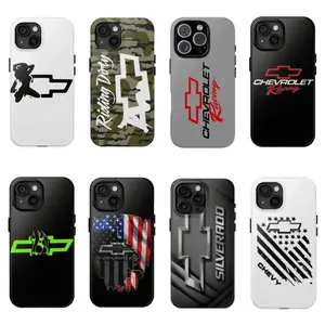 Chevy, CAT, FOrd Camouflage Phone Case For iPhone 17 16 15 14 13 12 Promax Pro Plus, Double-layer hard shell protection,best Gift