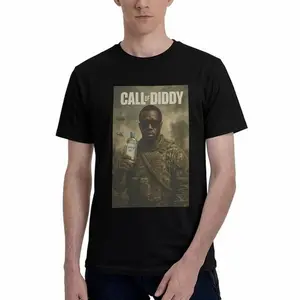Call of Diddy - Funny Diddy Baby Oil Meme 25 Cotton Shirt, 90s Graphic Tee Streetwear