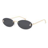 Gold Frame - Black Lens