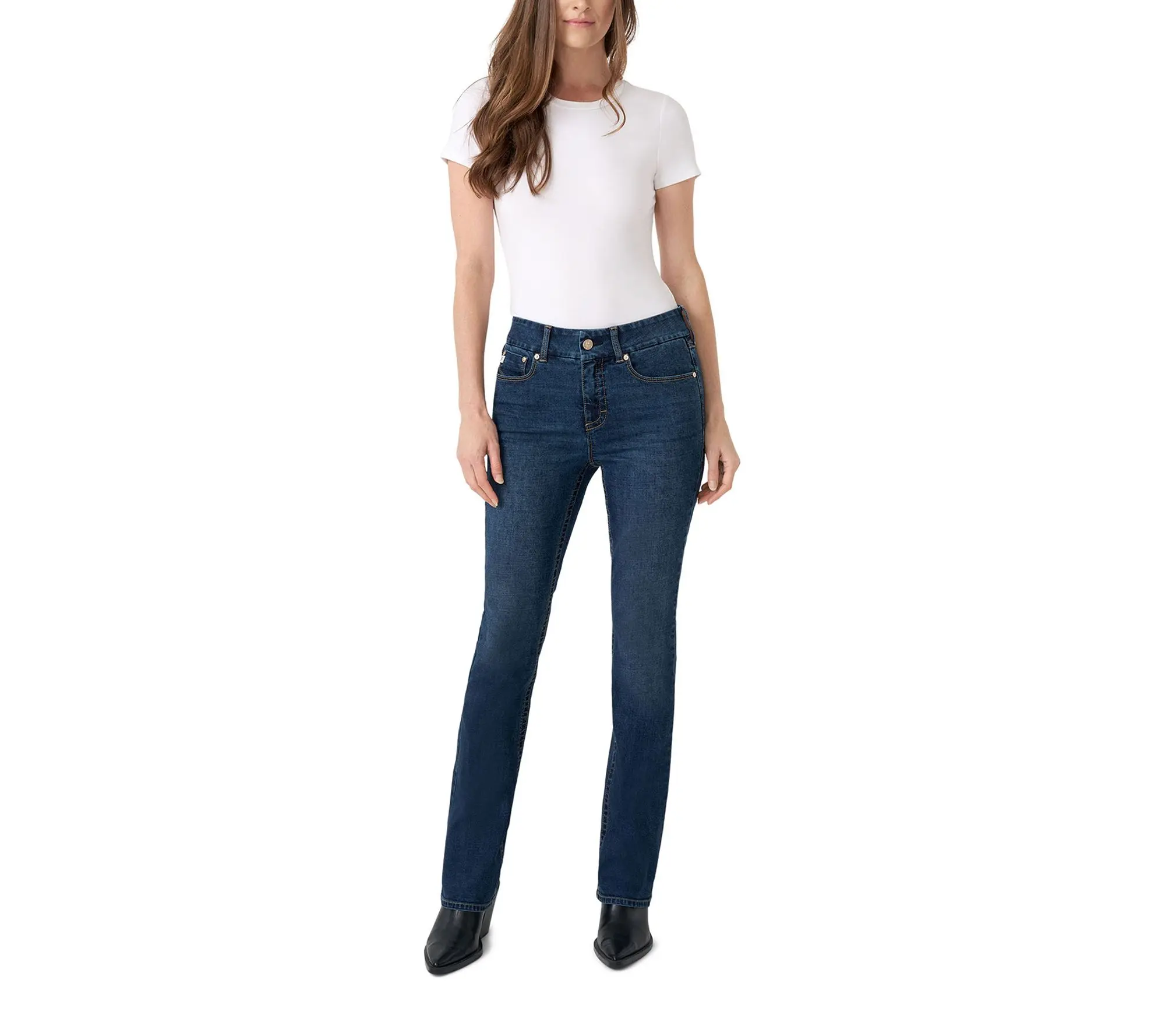 Seven7 Fit Solution Tummyless Boot Leg Jean