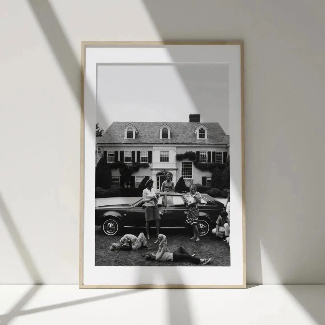 Slim Aarons Chapin Family Print Poster, Vintage Print, Black and White Photography, High Society Photo Print, Museum Quality Photo