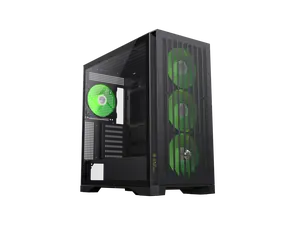 GAMEMAX Mid Tower Gaming Case LEADER 2 BK Leader 2 BK Black case. Comprehensive Compatibility: Supports E-ATX motherboards, 425mm GPUs, 420mm radiators, 245mm PSUs, and 185mm air coolers.