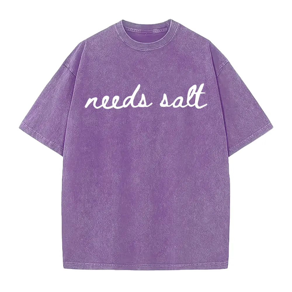 Needs Salt Shirt Funny Foodie Shirt Chef Shirt Funny Humor Shirt Viral Meme Shirt Trendy Shirt for Women, Gift for Her