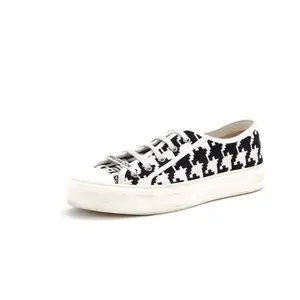 Pre-owned Christian Dior Women's Walk'N'Dior Sneakers Houndstooth Embroidered Canvas by Rebag