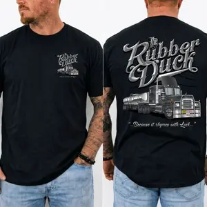 Rubber Duck Mack Truck Shirt, Convoy Movie Hoodie, Classic Trucker Graphic T Shirt, Gift For Truck Drivers Hoodie, Unisex Sweater Pullover Tee
