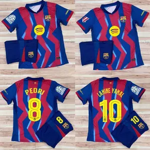 Catalan Inspired Soccer Jersey Set, Match Style Football Outfit, Lightweight Sportswear