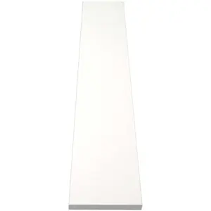 Pure White Stone Shower Curb