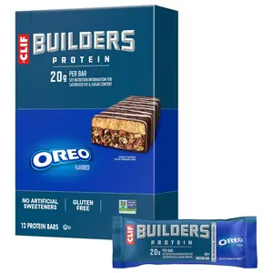 CLIF BUILDERS Protein Bars - OREO-Flavored - Gluten Free (12 Pack) CLIF BUILDERS Protein Bars - OREO-Flavored - Gluten Free (12 Pack)
