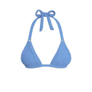 Morocco Top - Azure Crinkle