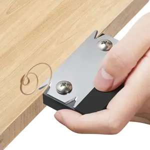 Upgraded Stainless Steel Mini Edge Banding Trimmer for Woodworking, Durable Cutter Planer Tool for Veneer, PVC, ABS, Melamine & Wood for Deburing, Chamfering and Trimming