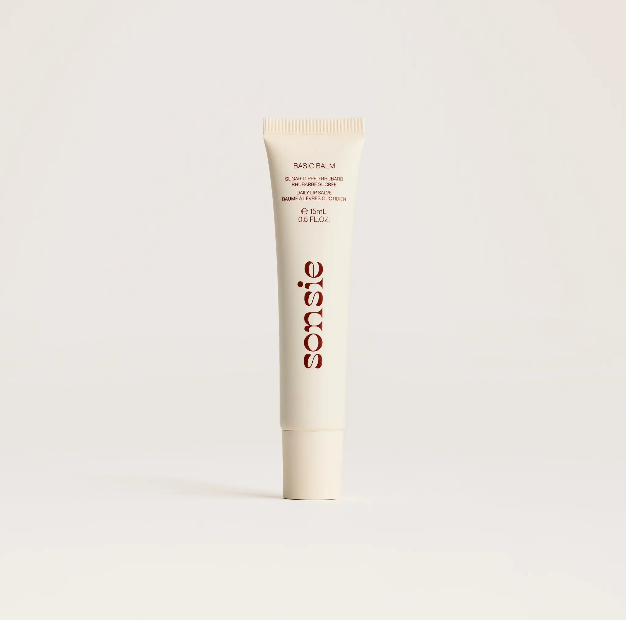 Basic Balm in Sugar-Dipped Rhubarb