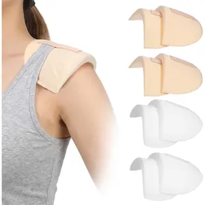 Anti-slip silicone shoulder pads, invisible right-angled shoulder pads, neutral self-adhesive widening and thickening, shoulder shaping patch for men and women