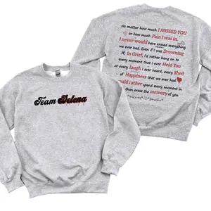 Team Delena Sweatshirt, Damon Salvatore Sweatshirt, Elena Gilbert Sweatshirt, The Vampire Diaries Sweatshirt, TVD Sweatshirt, Mystic Falls Sweatshirt, Perfect Gift for TVD Fans, Ideal Gift for Vampire Diaries Lovers,  Sweaters Hoodie