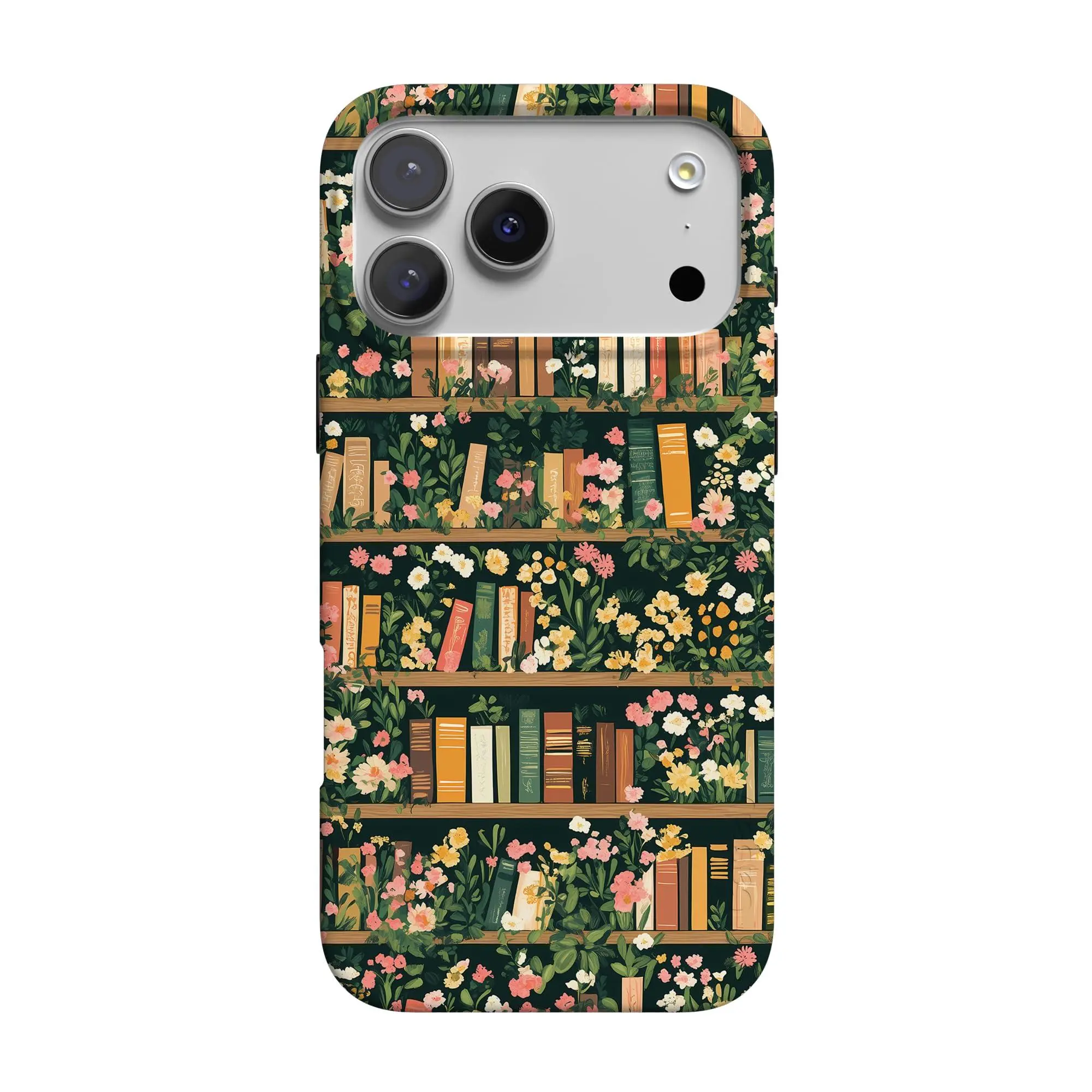 Casely iPhone 17 Pro Max Case | Book Nook | Floral Library | Compatible with MagSafe | Classic Ultra Thin Design