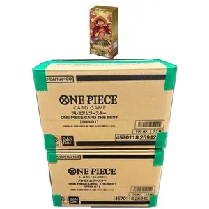 Bandai Lot of (2) One Piece Japanese PRB-01 The Best Premium Booster Box Case Sealed