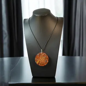 Carnelian Metatron Orgone Reiki Healing Pendant | EMF Protector | Reiki Necklace
