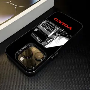 volvo logo Phone Case for iPhone Air 17 Pro Max 16 e 15 14 13 12 11 XR XS mini Pro Max Plus Soft Silicone Black Cover