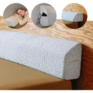 Bed Gap Filler | Bed Wedge Pillow for Headboard to Close The Gap (0-8") Between Headboard and Mattress ()