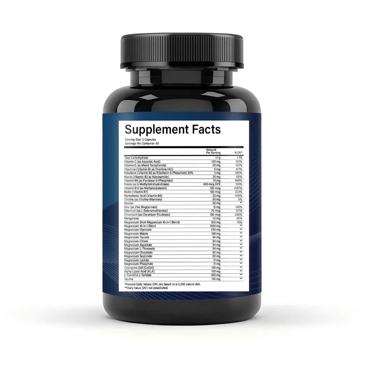 coq10 l carnitine magnesium Auivty High Absorption 10 Form Complex Vitamin & Essential Minerals Dietary Supplement - CoQ10, L-Carnitine for Energy Boost, Muscle Support - 120 Caps, 60-Day Supply ghk-cu subcutaneous injection sites cobalequin for cats side effects softgels:30 softgels