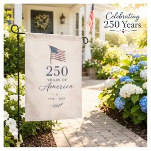Patriotic Garden Flag, America 250 Decor, 4th of July Decor, Americana Yard Flag, Summer Outdoor Flag, Memorial Day Decor, USA Flag