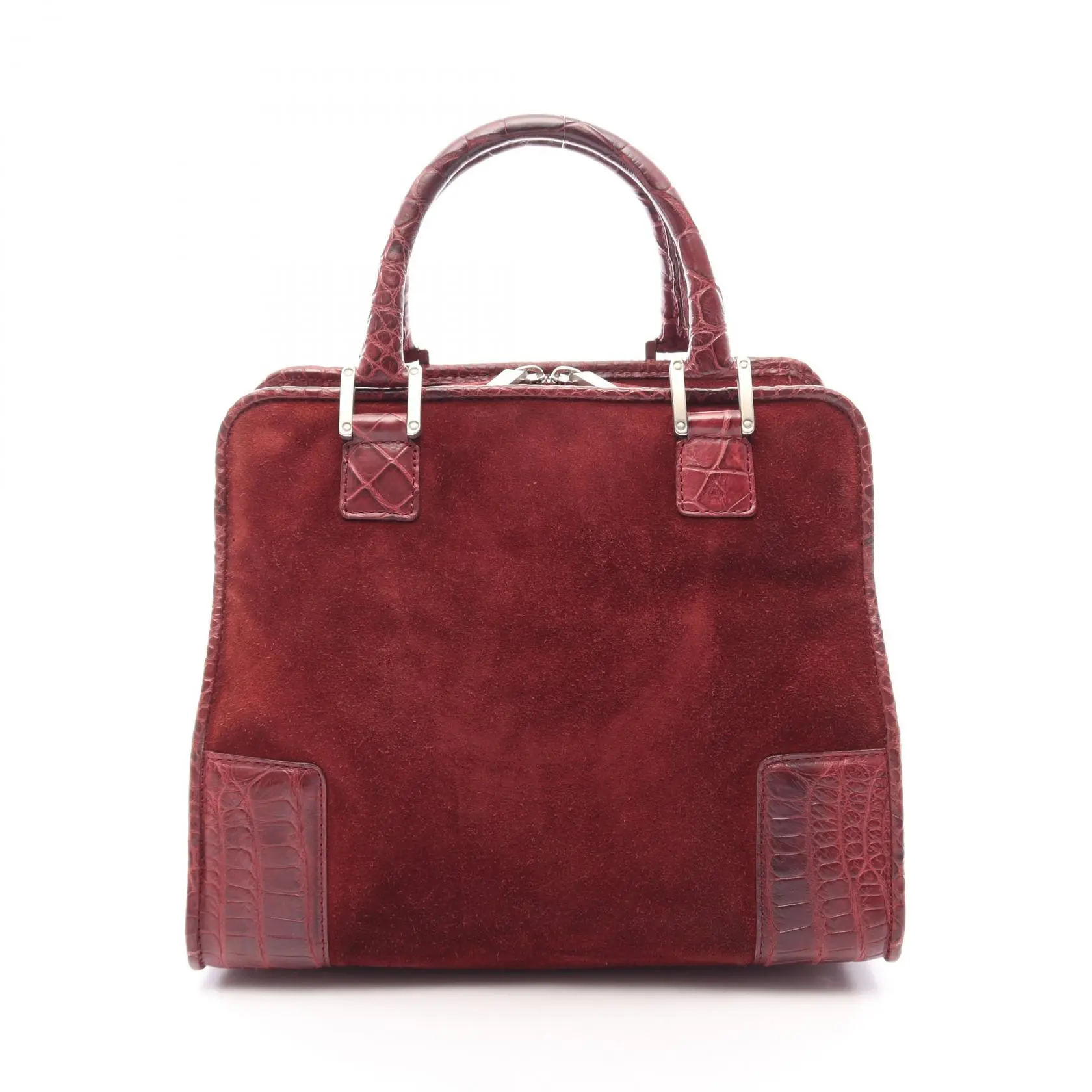 Pre-owned Loewe Suede Shoulder Bags Amazona Leather Handbag