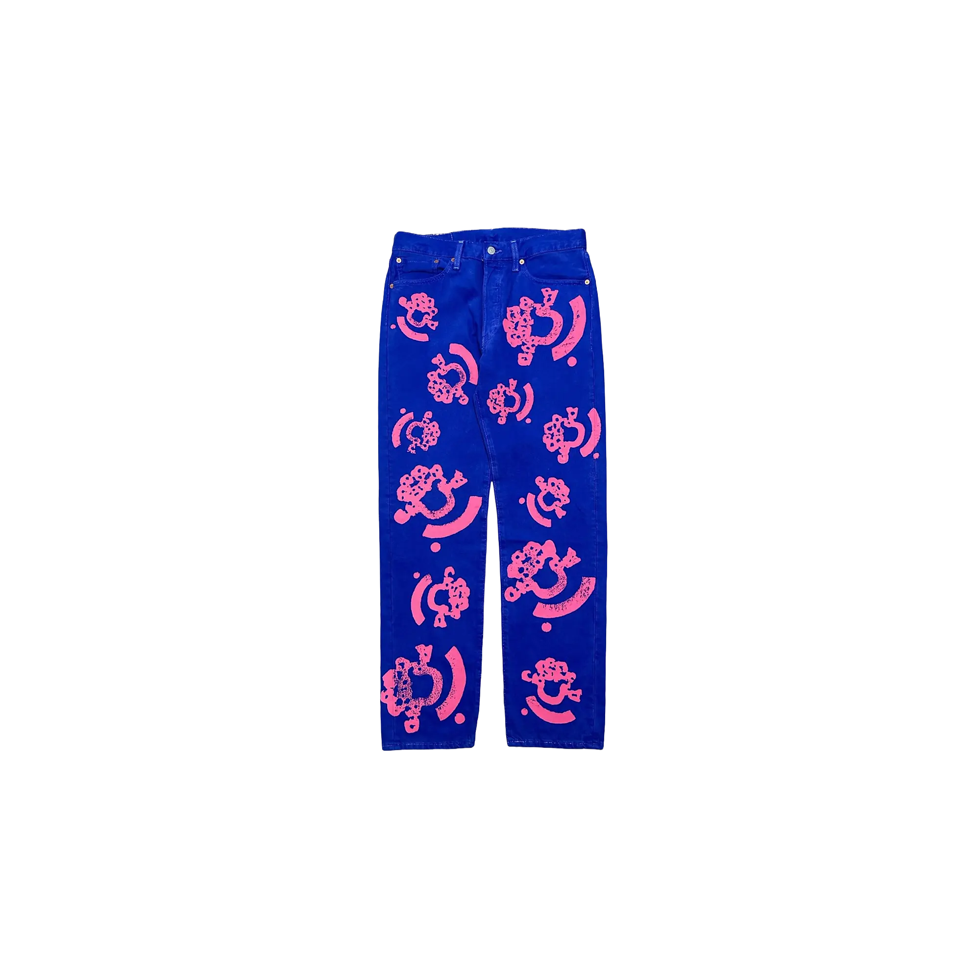 Bstroy Levi’s 501 Cotton Wreath Logo Jeans "Blue/Pink" DT372
