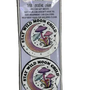 Car coaster stay wild moon child stocking stuffer