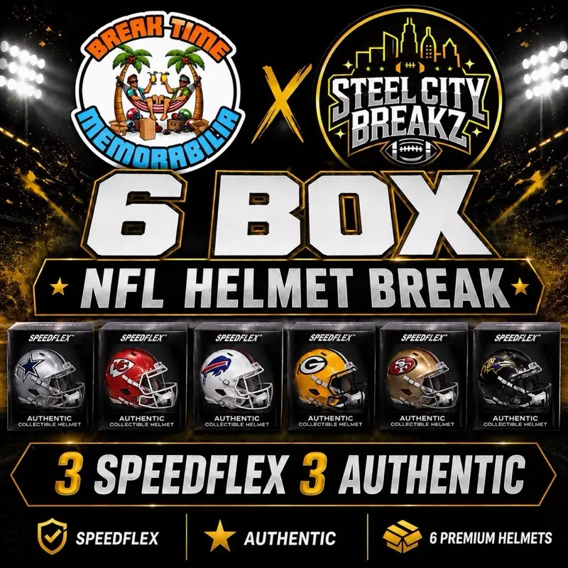50/50 6 Box Break from Breaktime Memorabilia
