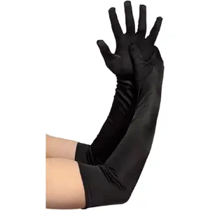 Long Opera Gloves for Women - 20s Party Costume - Elbow Length  Party Satin Gloves - Princess Accessories