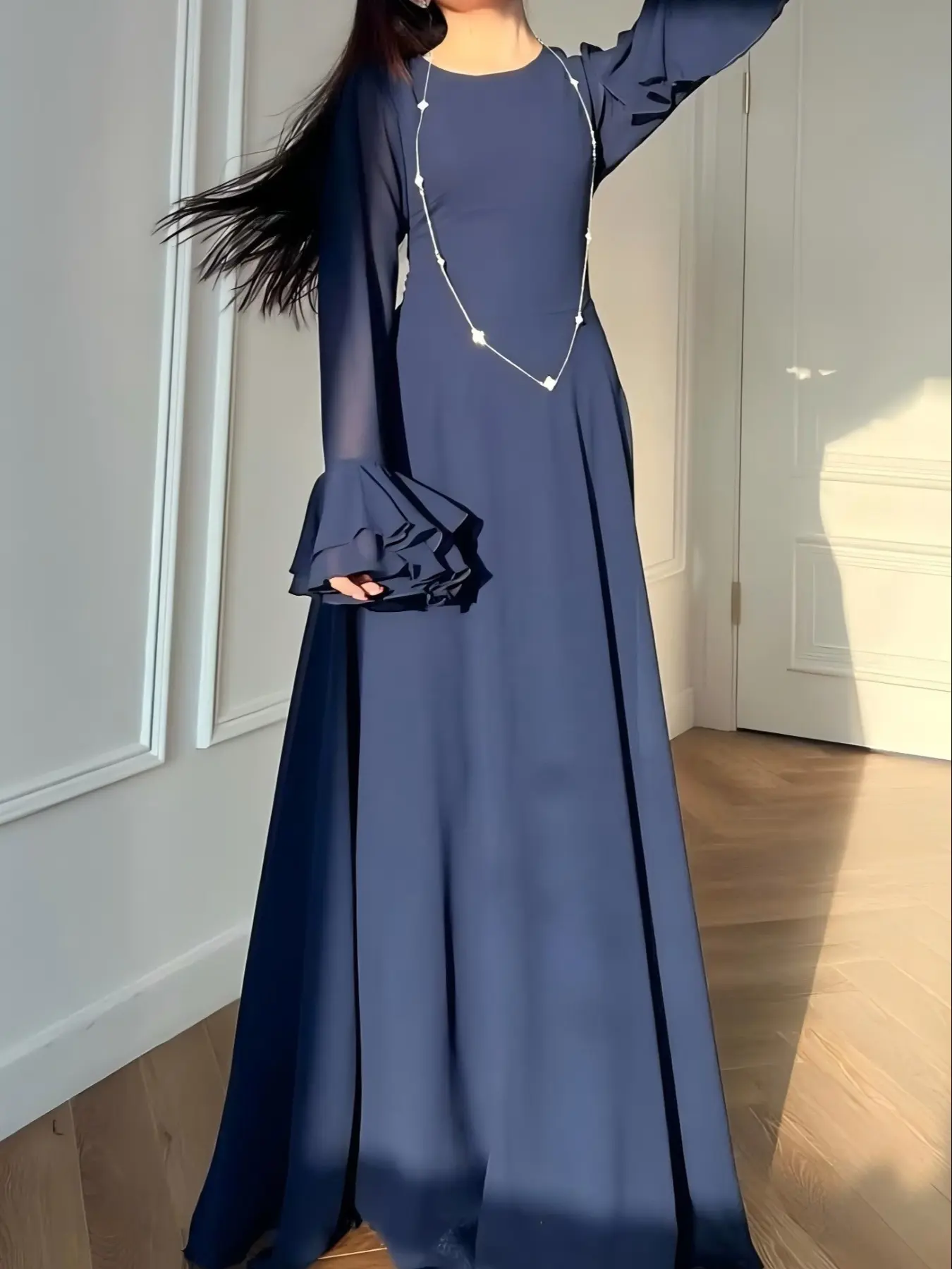 modest fit and flare dresses Modest Girls Dresses - Cap Sleeve and Longer Length main image 1