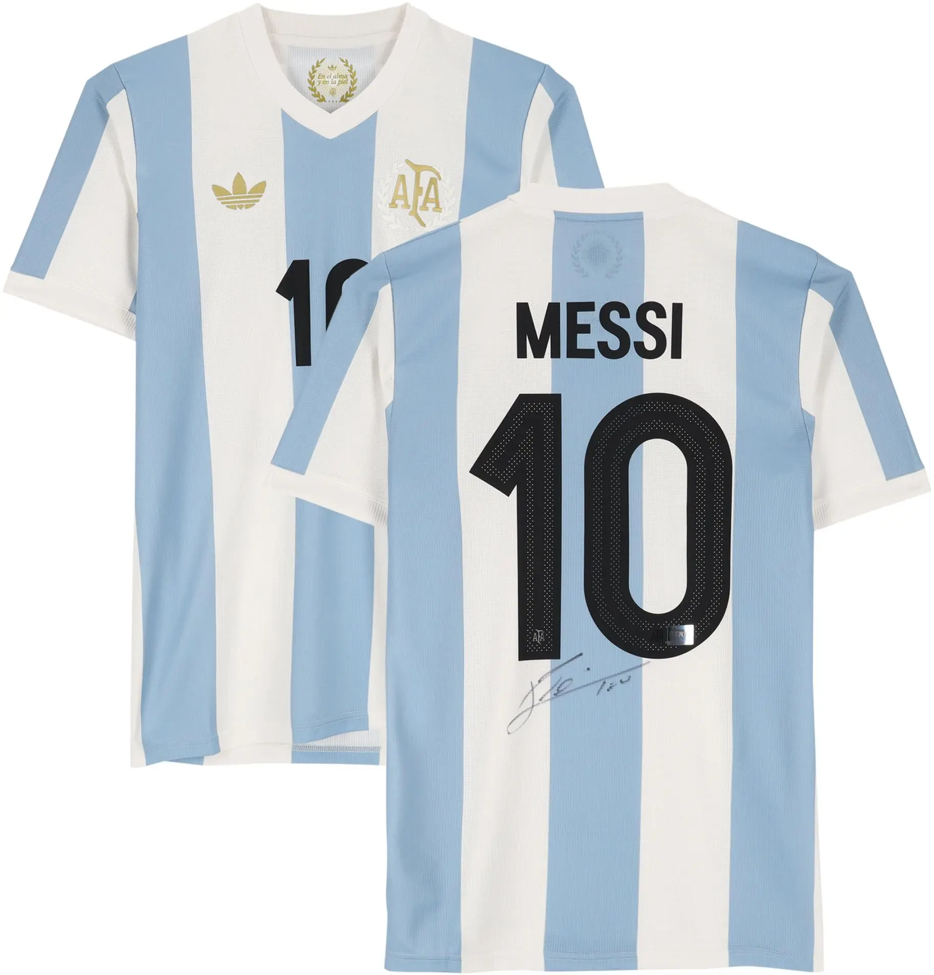 Lionel Messi Argentina Signed 2024-25 50th Anniversary Jersey - FIFA Hologram