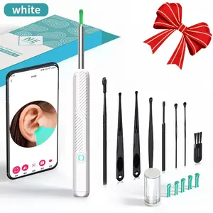 Wireless Ear Wax Removal Kit, 1 Set High Resolution 360° Angle Ear Cleaning Kit with LED Light, Ear Wax Removal Tool for Women & Men
