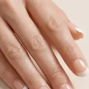 French Tip  Press On Nails Press On Nails 4 in 1 Nail Tips, Pre-Applied Primer & Base Coat, No File Needed DIY Manicure for Fall Nails Extension Christmas Gifts for Women