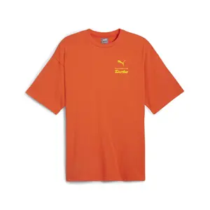 PUMA Mens Porsche Legacy Turbo Graphic Crew Neck Short Sleeve Casual Tops Casual - Red