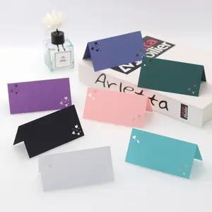 Wedding Love Heart Place Cards, 3D Heart Shaped Name Cards, Handwritten Guest Name Cards for Wedding Banquet