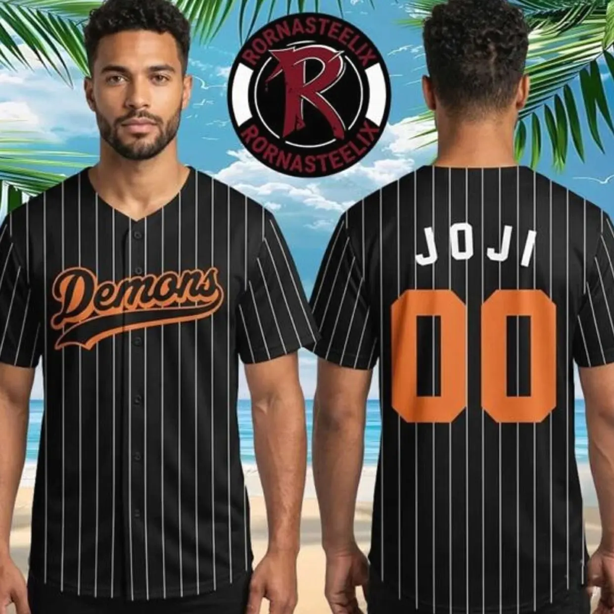 Joji Solaris Tour 2026 Merch Demons Joji 00 Baseball Jersey IOB
