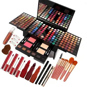 190 Colors Makeup Pallet,Professional Makeup Kit for Women Full Kit,All in One Makeup Sets for Women&Beginner,include Eyeshadow,Lipstick,Compact Powder,Eyeliner,Concealer