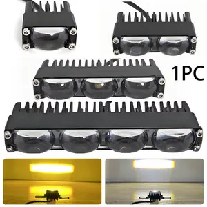 LED Headlight Bumper Fog Lamps Projector Lens Car Grill Light Work Light Mini Driving Light Auxiliary Lights For off road use