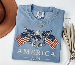 Comfort Colors America 1776 Shirt, USA 250th Anniversary, Patriotic Vintage Style Graphic Tee, 4th of July T-Shirt