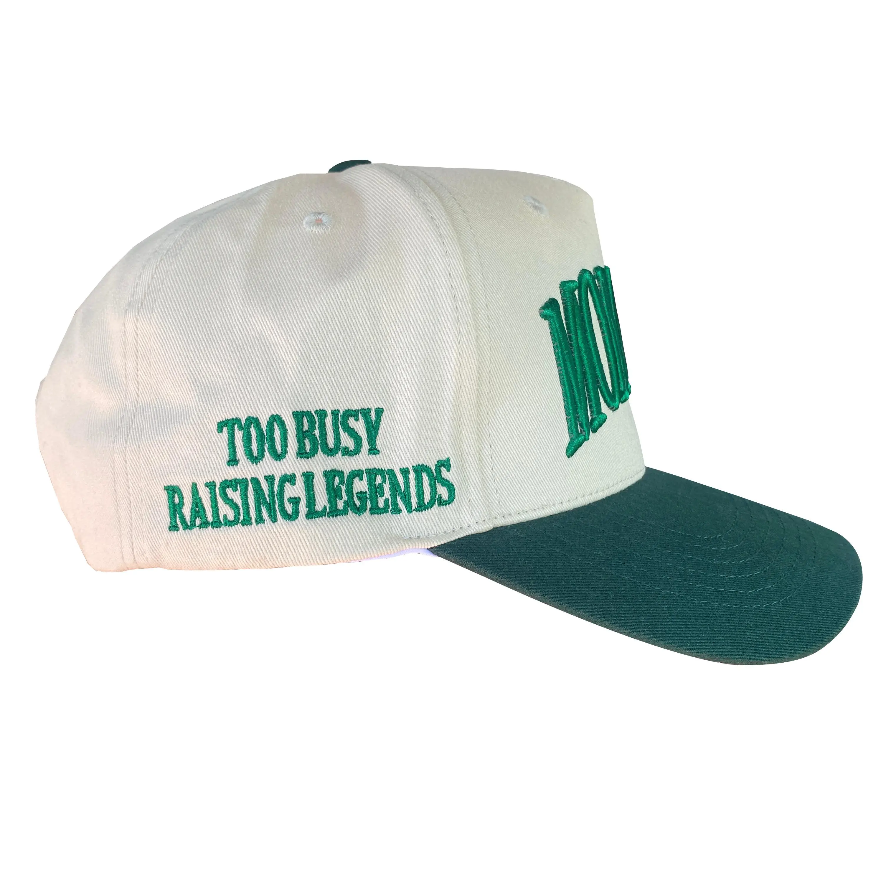 MTP-06 - 5 Panel Baseball cap - Forest Green / Nat