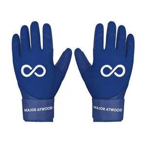 Major Atwood Royal Long Cuff Pro Batting Gloves 0.9mm AAA African Goat Leather Unisex Softball & Baseball Gloves