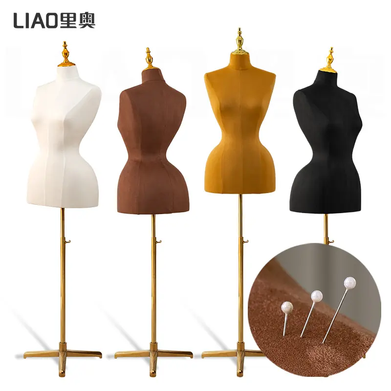 pin in able foam wedding dress women's mannequins big hips velvet curvy female mainkin upper-body for clothes