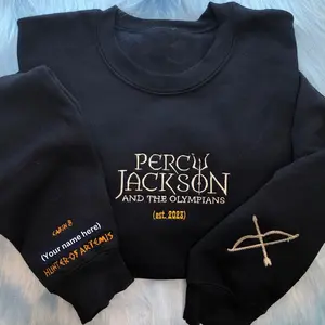 PERCY JACKSON and the Olympians Custom Embroidered Sweatshirt/Crewneck, Hoodie