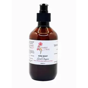 KING BEAST: 100% Oregano Body & Facial Wash- Organic, Handcrafted, 10 oz.