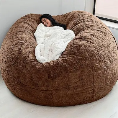 Faux Fur Bean Bag Pregnancy Chair Mollismoons® Luxury Bean Bags