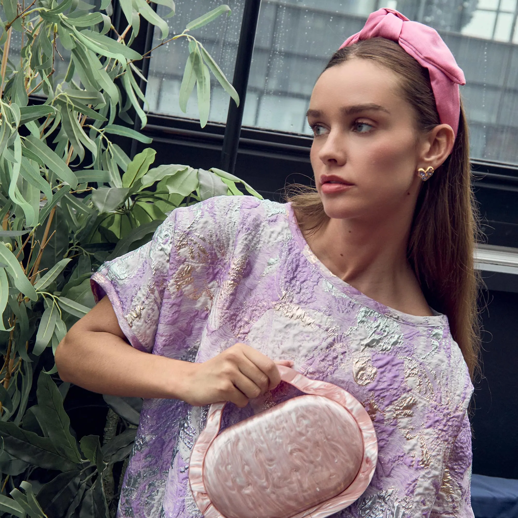 BUBBLEGUM VERONICA MOIRE HEADBAND - TikTok Shop