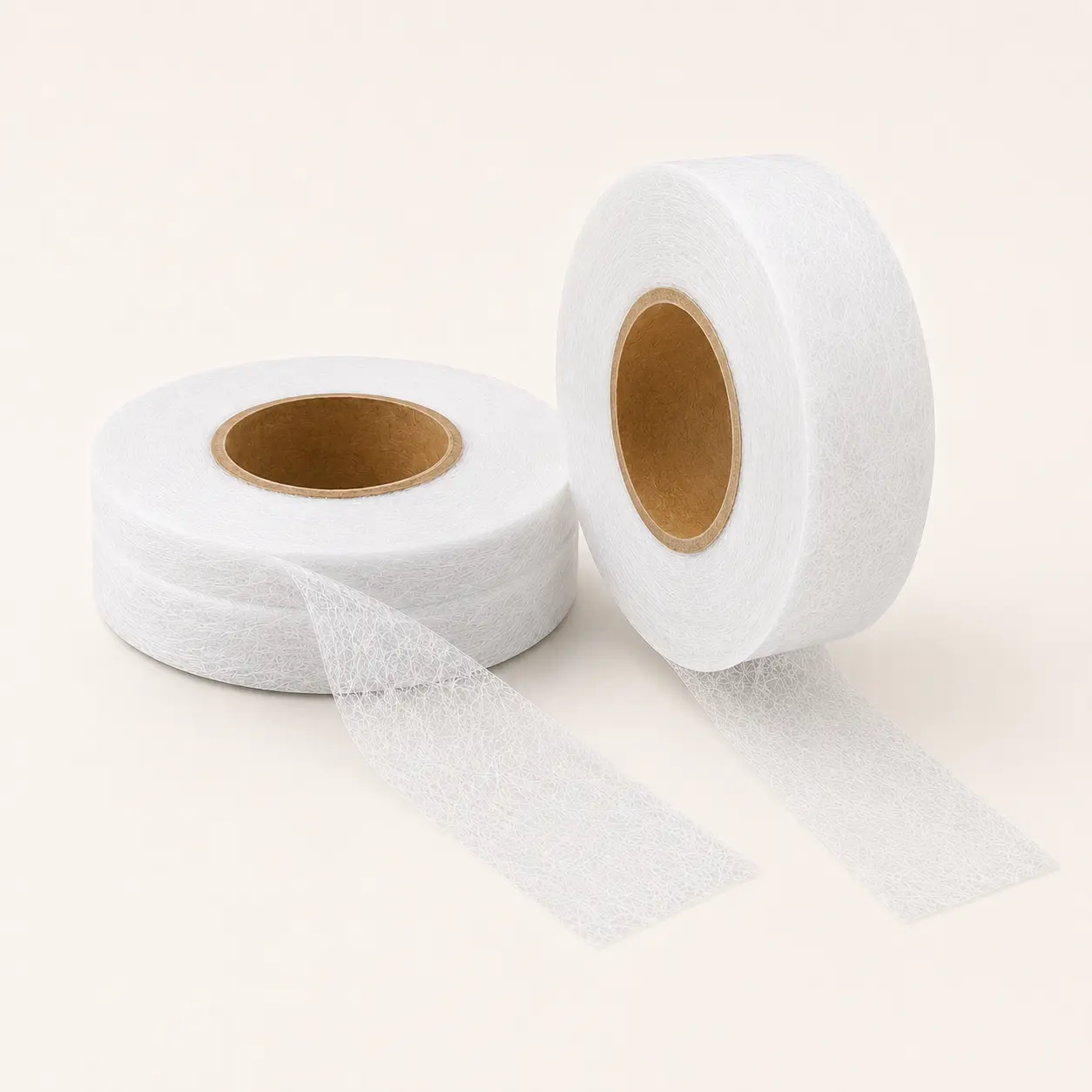 2 Rolls No-Sew Hem Tape, 2 cm x 70 yd Each Iron-On Fusible Bonding Web, Double-Sided Fabric Adhesive for Pants Hemming, Curtain Alterations, Clothing Repairs, Sewing Projects and DIY Crafts