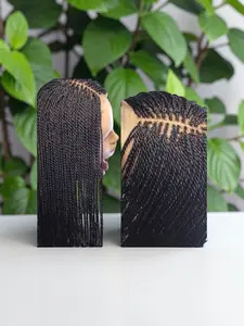 Handmade Braided wig(MicroTwist Braids) 30in color 2 ( Black)