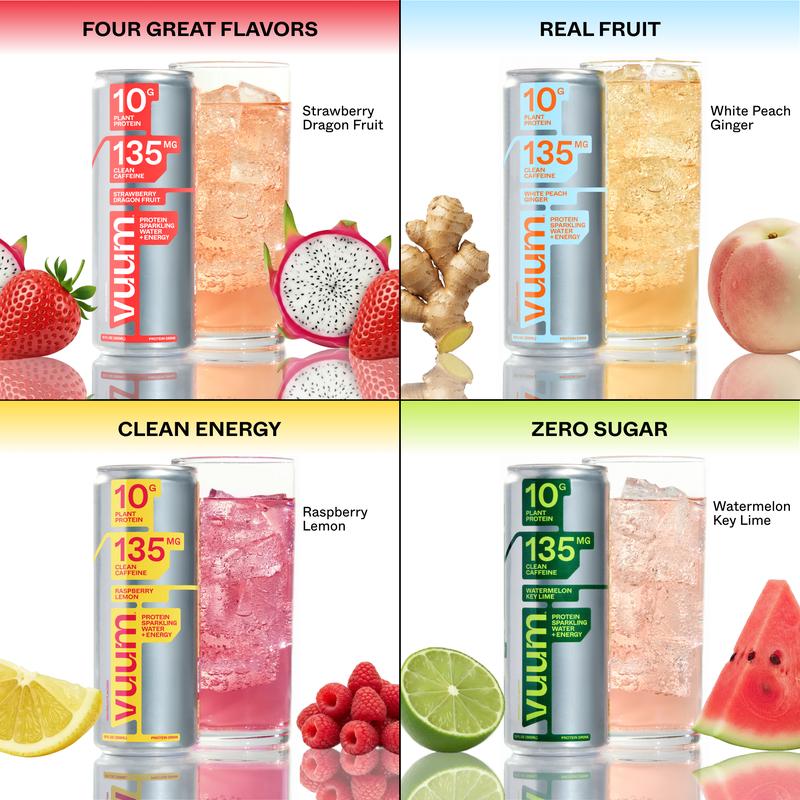 Drink Vuum Variety Mix Protein Sparkling Water